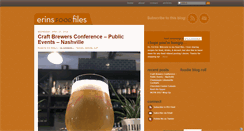 Desktop Screenshot of erinsfoodfiles.com